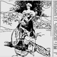 Bicycle newspaper clipping